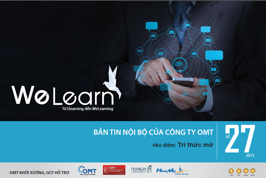 Bản tin e-Learning: Welearn số 27, năm 2013