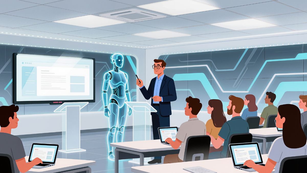 AI đóng vai trò như một trợ lý học thuật thông minh cho giáo viên 